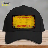 New Mexico Rusty Blank Novelty License Plate Hat Cotton / Black