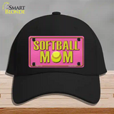 Softball Mom Novelty License Plate Hat Cotton / Black