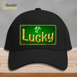 Lucky Irish Novelty License Plate Hat Cotton / Black