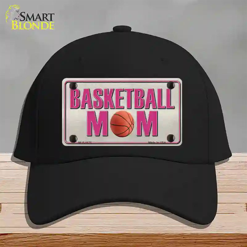 Basketball Mom Novelty License Plate Hat Cotton / Black