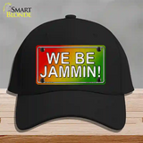 We Be Jammin Rasta Novelty License Plate Hat Cotton / Black