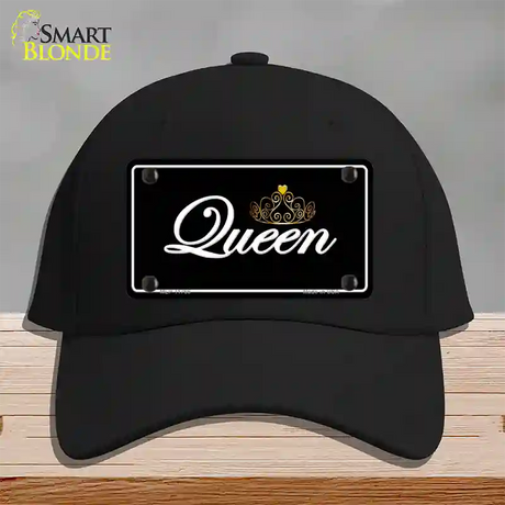 Queen Novelty License Plate Hat Cotton / Black