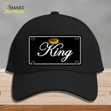 King Novelty License Plate Hat Cotton / Black