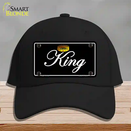 King Novelty License Plate Hat Cotton / Black