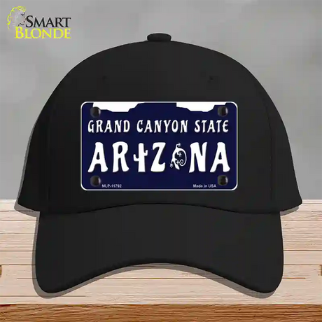 Arizona Grand Canyon State Novelty License Plate Hat Cotton / Black