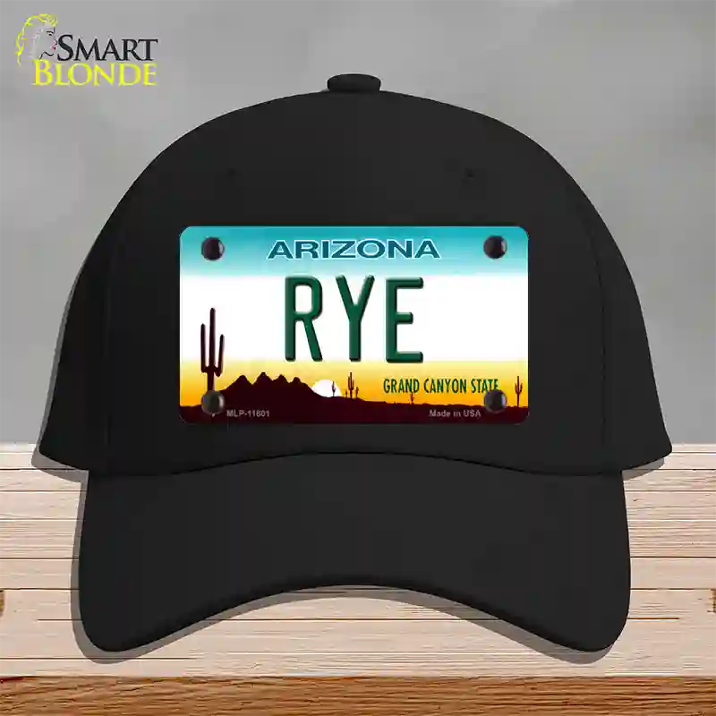 Rye Arizona Novelty License Plate Hat Cotton / Black