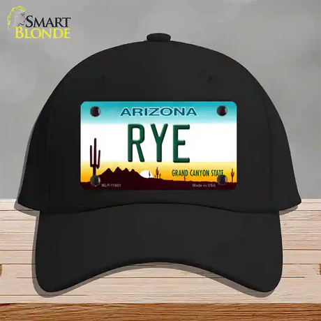 Rye Arizona Novelty License Plate Hat Cotton / Black