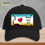 I Love Show Low AZ Novelty License Plate Hat Cotton / Black