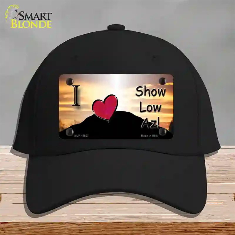 Show Low Hilltop Arizona Novelty License Plate Hat Cotton / Black