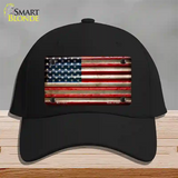 American Flag Corrugated Novelty License Plate Hat Cotton / Black