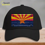 Arizona Flag Novelty License Plate Hat Cotton / Black