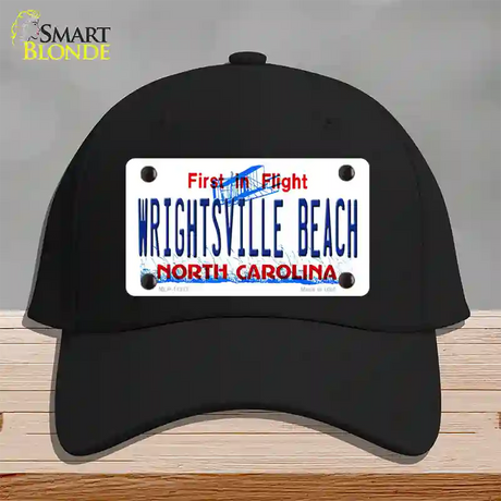 Wrightsville Beach North Carolina Novelty License Plate Hat Cotton / Black