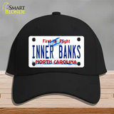 Inner Banks North Carolina Novelty License Plate Hat Cotton / Black