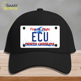 ECU North Carolina Novelty License Plate Hat Cotton / Black