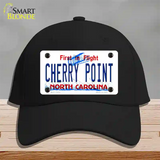 Cherry Point North Carolina Novelty License Plate Hat Cotton / Black