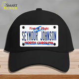 Seymour Johnson North Carolina Novelty License Plate Hat Cotton / Black