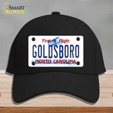 Goldsboro North Carolina Novelty License Plate Hat Cotton / Black