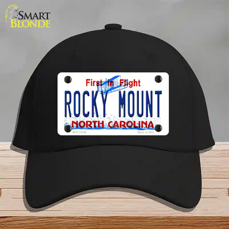 Rocky Mount North Carolina Novelty License Plate Hat Cotton / Black