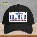 Williamston North Carolina Novelty License Plate Hat Cotton / Black