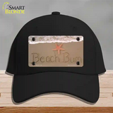 Beach Bum Novelty License Plate Hat Cotton / Black