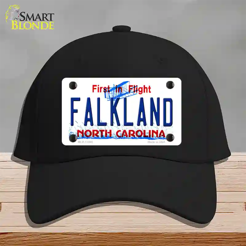 Falkland North Carolina Novelty License Plate Hat Cotton / Black