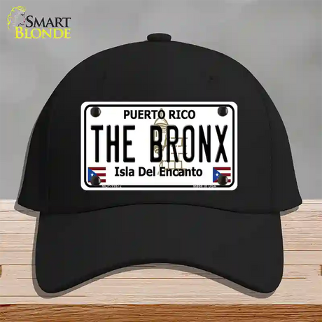 The Bronx Puerto Rico Novelty License Plate Hat Cotton / Black