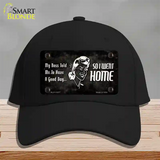 So I Went Home Novelty License Plate Hat Cotton / Black