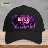 Bitch from Hell Novelty License Plate Hat Cotton / Black