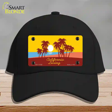 California Living Novelty License Plate Hat Cotton / Black