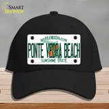 Florida Ponte Vedra Beach Novelty License Plate Hat Cotton / Black