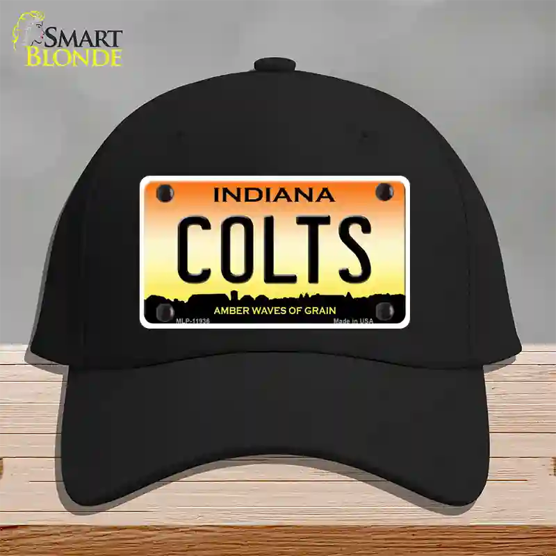 Indiana Colts Novelty License Plate Hat Cotton / Black