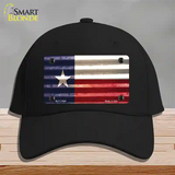 Texas Corrugated Flag Novelty License Plate Hat Cotton / Black