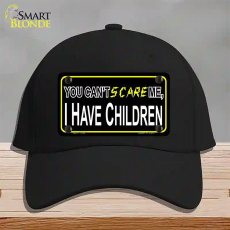 Cant Scare Me Novelty License Plate Hat Cotton / Black