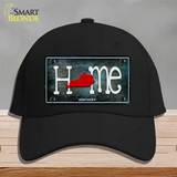 Kentucky Home State Outline Novelty License Plate Hat Cotton / Black