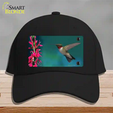 Humming Bird Novelty License Plate Hat Cotton / Black