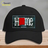 New Mexico Home State Outline Novelty License Plate Hat Cotton / Black