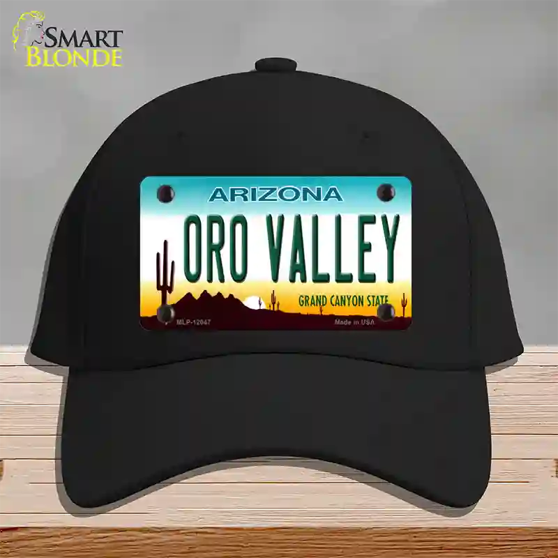 Oro Valley Arizona Novelty License Plate Hat Cotton / Black