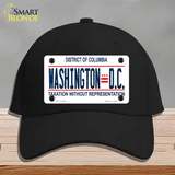 District Of Columbia Novelty License Plate Hat Cotton / Black