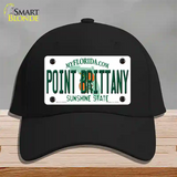 Florida Point Brittany Novelty License Plate Hat Cotton / Black