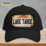 California Lake Tahoe Novelty License Plate Hat Cotton / Black