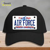 Air Force North Carolina State Novelty License Plate Hat Cotton / Black