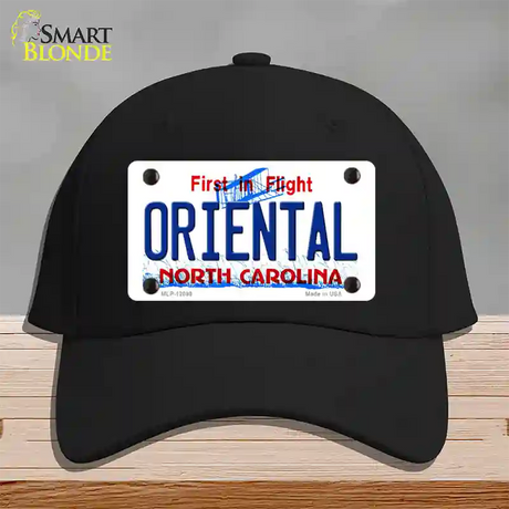 Oriental North Carolina State Novelty License Plate Hat Cotton / Black