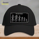 The Ass Family Novelty License Plate Hat Cotton / Black