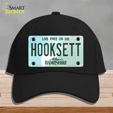 Hooksett New Hampshire Novelty License Plate Hat Cotton / Black