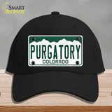 Purgatory Colorado Novelty License Plate Hat Cotton / Black