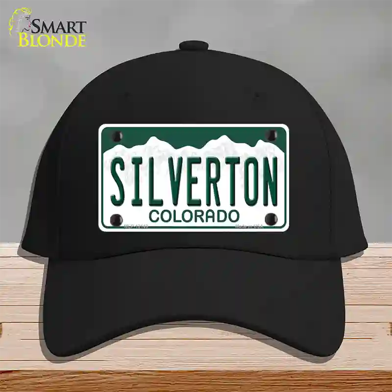 Silverton Colorado Novelty License Plate Hat Cotton / Black