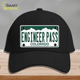 Engineer Pass Colorado Novelty License Plate Hat Cotton / Black