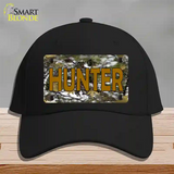 Hunter Camouflage Novelty License Plate Hat Cotton / Black