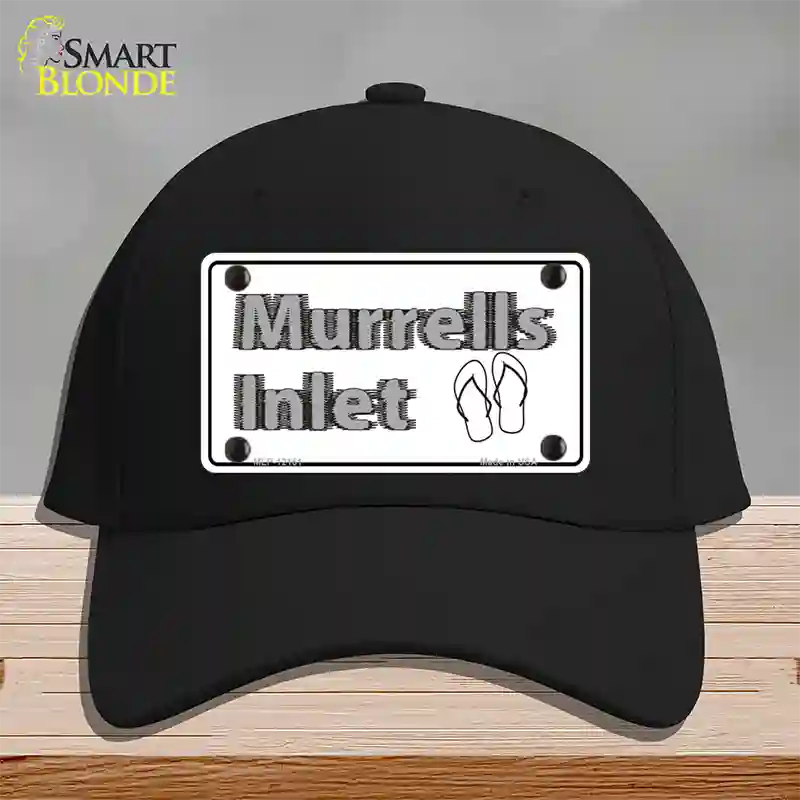 Murrells Inlet SC Novelty License Plate Hat Cotton / Black