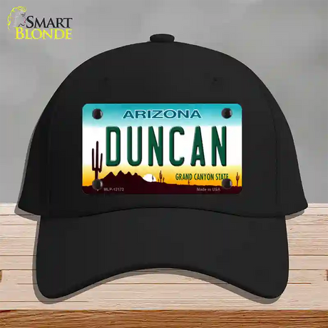 Duncan Arizona Novelty License Plate Hat Cotton / Black